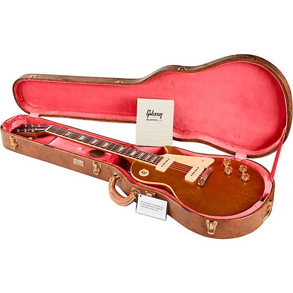 Gibson Custom Murphy Lab 1954 Les Paul Goldtop Reissue Heavy Aged Electric Guitar Double Gold