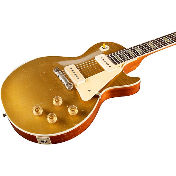 Gibson Custom Murphy Lab 1954 Les Paul Goldtop Reissue Heavy Aged Electric Guitar Double Gold