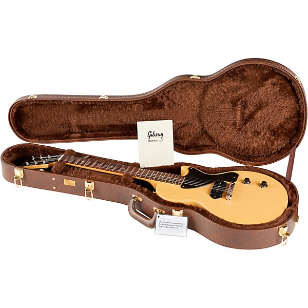 Gibson Custom Murphy Lab 1957 Les Paul Junior Single-Cut Reissue Ultra Light Aged Electric Guitar TV Yellow