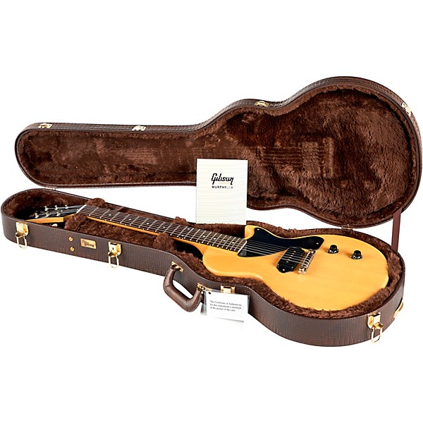 Gibson Custom Murphy Lab 1957 Les Paul Junior Single-Cut Reissue Ultra Light Aged Electric Guitar TV Yellow