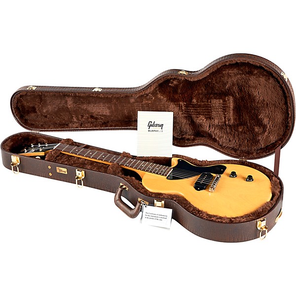 Gibson Custom Murphy Lab 1957 Les Paul Junior Single-Cut Reissue Ultra Light Aged Electric Guitar TV Yellow