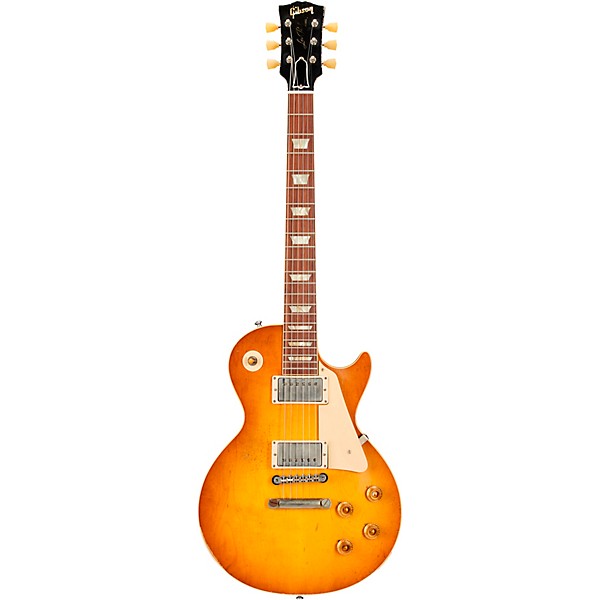 Gibson Custom Murphy Lab 1958 Les Paul Standard Reissue Heavy Aged Electric Guitar Lemon Burst