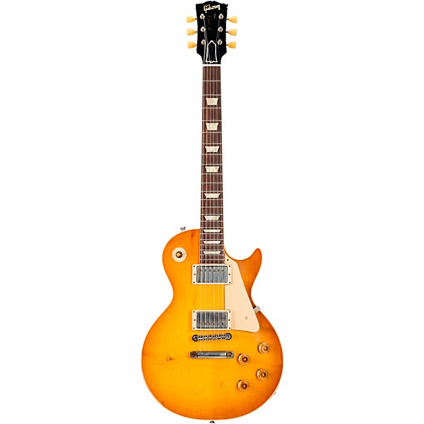 Gibson Custom Murphy Lab 1958 Les Paul Standard Reissue Heavy Aged Electric Guitar Lemon Burst