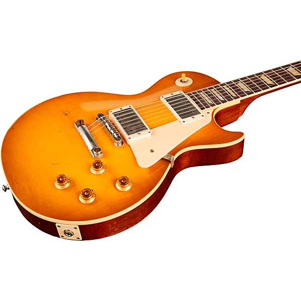 Gibson Custom Murphy Lab 1958 Les Paul Standard Reissue Heavy Aged Electric Guitar Lemon Burst