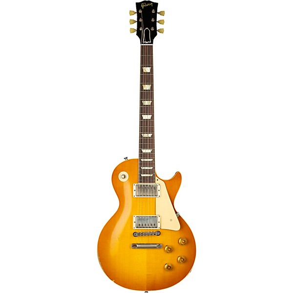 Gibson Custom Murphy Lab 1958 Les Paul Standard Reissue Heavy Aged Electric Guitar Lemon Burst