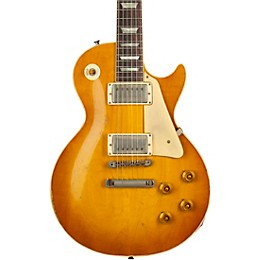 Gibson Custom Murphy Lab 1958 Les Paul Standard Reissue Heavy Aged Electric Guitar Lemon Burst