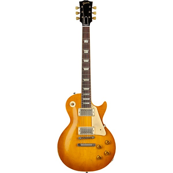 Gibson Custom Murphy Lab 1958 Les Paul Standard Reissue Heavy Aged Electric Guitar Lemon Burst