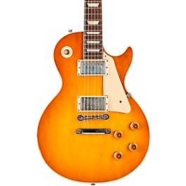 Gibson Custom Murphy Lab 1958 Les Paul Standard Reissue Light Aged Electric Guitar Lemon Burst