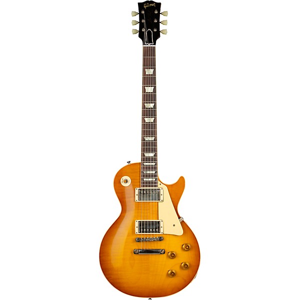 Gibson Custom Murphy Lab 1958 Les Paul Standard Reissue Light Aged Electric Guitar Lemon Burst