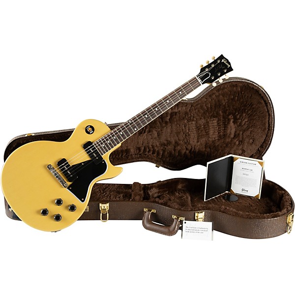 Gibson Custom Murphy Lab 1957 Les Paul Special Single-Cut Reissue Ultra Light Aged Electric Guitar TV Yellow