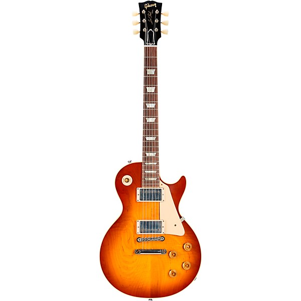 Gibson Custom Murphy Lab 1958 Les Paul Standard Reissue Ultra Light Aged Electric Guitar Washed Cherry Sunburst