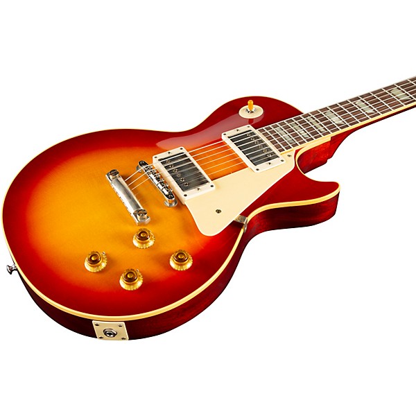 Gibson Custom Murphy Lab 1958 Les Paul Standard Reissue Ultra Light Aged Electric Guitar Washed Cherry Sunburst