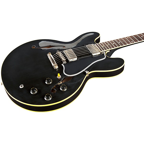 Gibson Custom Murphy Lab 1959 ES-335 Reissue Ultra Light Aged Semi-Hollow Electric Guitar Ebony