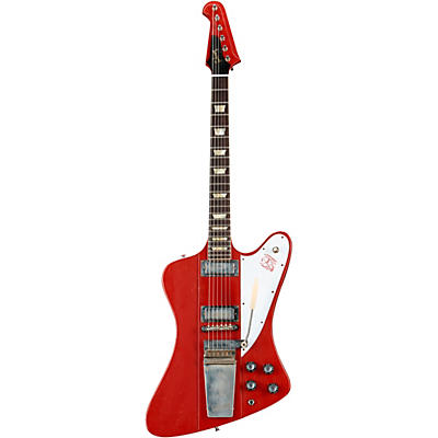 Gibson Custom Murphy Lab 1963 Firebird V With Maestro Vibrola Light Aged Electric Guitar Cardinal Red for sale