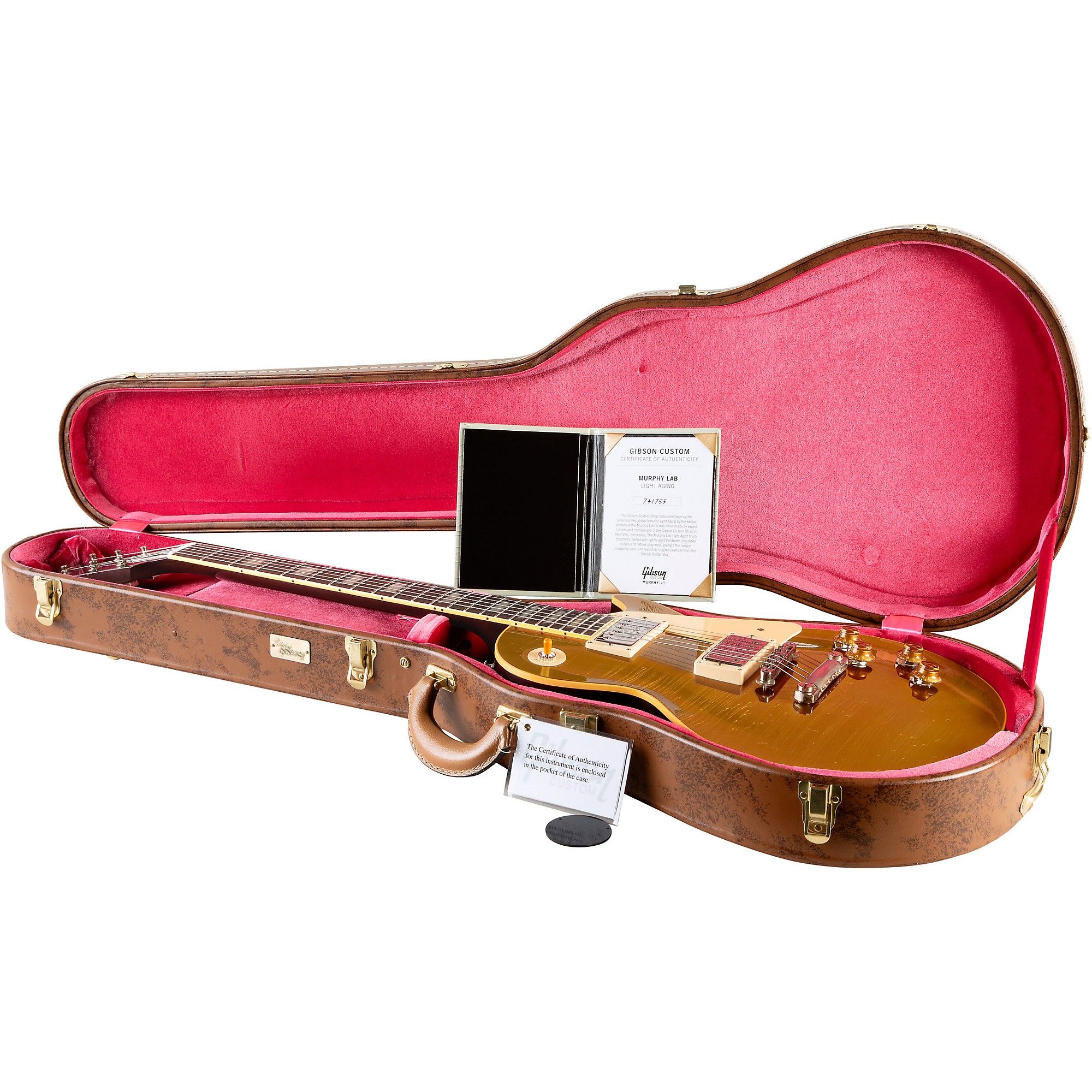 Platinum Gibson Custom Murphy Lab 1957 Les Paul Goldtop Darkback