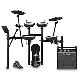 Roland TD-07KV V-Drums Electronic Drum Set With PM-100 V-Drum Speaker System