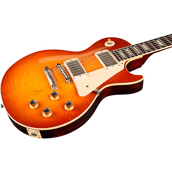 Gibson Custom Murphy Lab 1960 Les Paul Standard Reissue Heavy Aged Electric Guitar Tangerine Burst