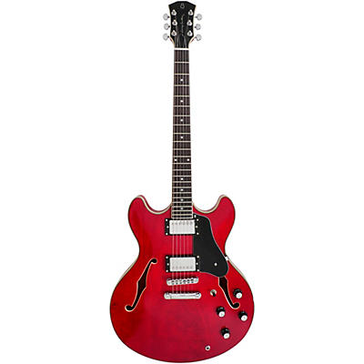 Sire Larry Carlton H7 Hollowbody Electric Guitar See-Thru Red for sale