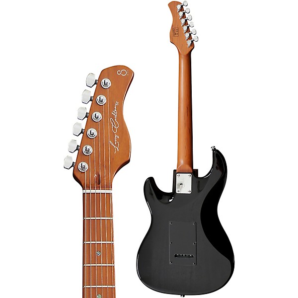 Sire Larry Carlton S7 Flame Maple Top Electric Guitar Transparent Black