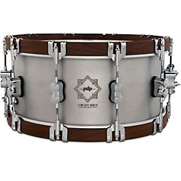 PDP by DW Concept Select Aluminum Sna... PDP by DW Concept Select Aluminum Snare Drum With Walnut Hoops 14 x 6.5 in. Aluminum