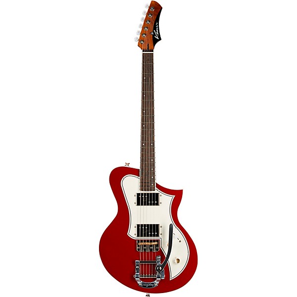 Kauer Guitars Korona HT Ash Electric Guitar Candy Apple Red