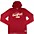 Vic Firth Craft Lightweight Hoodie Small Red Vic Firth Craft Lightweight Hoodie Large Red