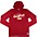 Vic Firth Craft Lightweight Hoodie Small Red Vic Firth Craft Lightweight Hoodie X Large Red