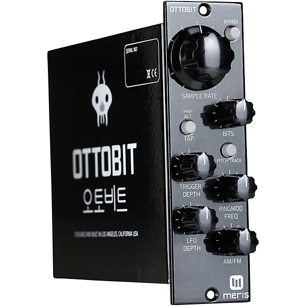 Meris Ottobit 500 Series Bitcrusher Effects Black