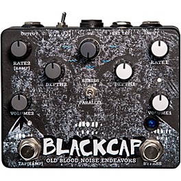 Old Blood Noise Endeavors Blackcap Harmonic Tremolo  Effects Pedal Black