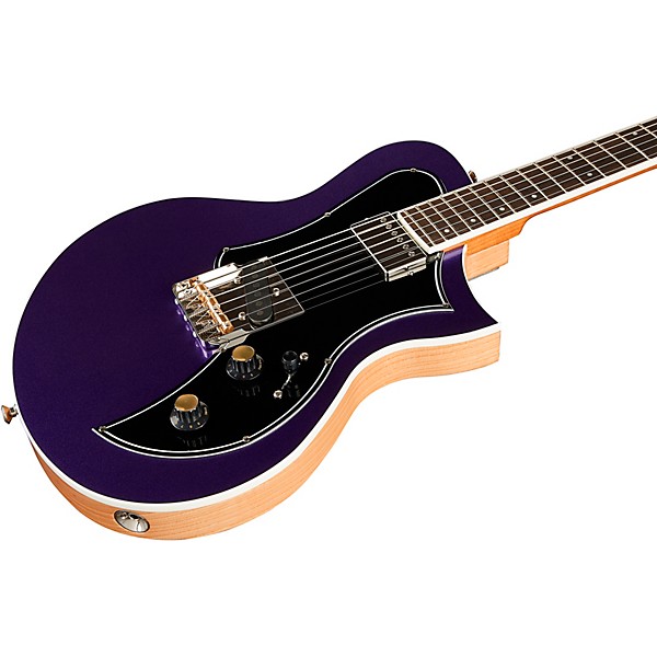 Kauer Guitars Korona FT Ash Electric Guitar Firemist Purple