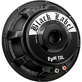 Electro-Voice EVM12L Black Label 8 Ohm Speaker Black