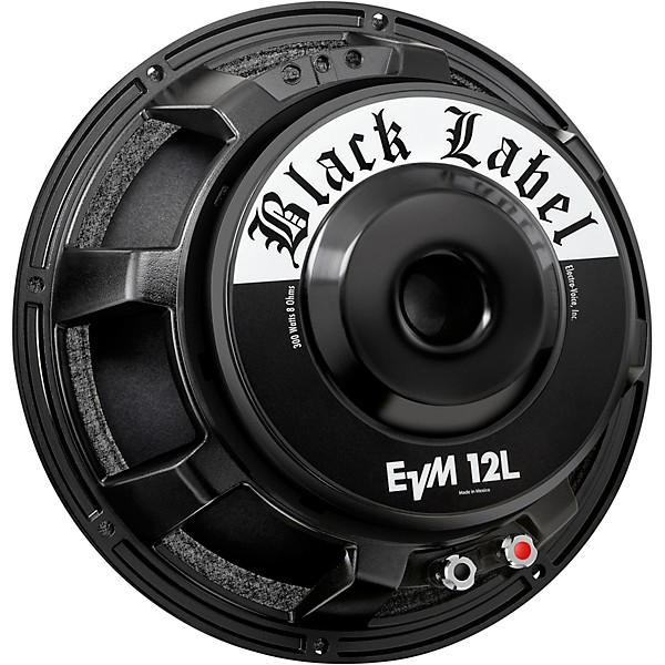 Electro-Voice EVM12L Black Label 8 Ohm Speaker Black