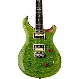 Open Box PRS SE Custom 24 Quilted Carved Top With Ebony Fingerboard Electric Guitar Level 2 Eriza Verde 197881132446