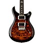 Open Box PRS SE Custom 24 Quilted Carved Top With Ebony Fingerboard Electric Guitar Level 2 Black Gold Sunburst 197881072773 thumbnail