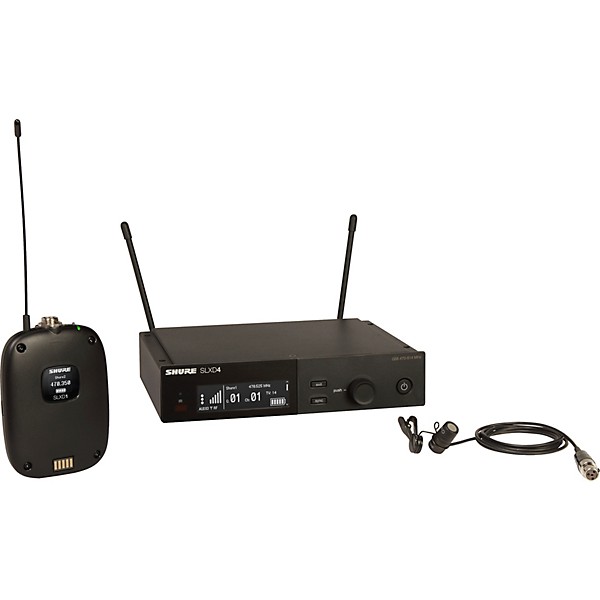 Shure SLXD 4 Lavalier Microphone Wireless Bundle Band H55