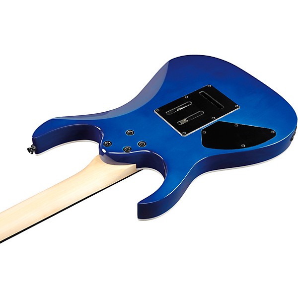 Ibanez GRG120QASP GRG Series 6-String Electric Guitar Transparent Blue Gradation
