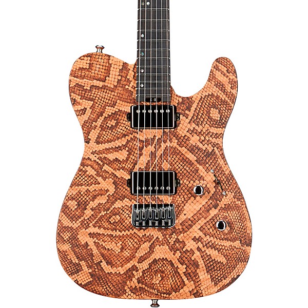 ESP USA TE-II Hardtail Snake Skin Electric Guitar Satin Natural