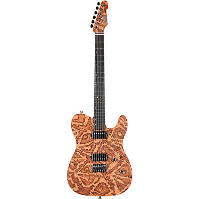 Esp Usa Te-Ii Hardtail Snake Skin Electric Guitar Satin Natural for sale