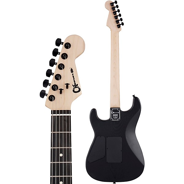 Open Box Charvel Pro-Mod San Dimas Style 1 HSS HT E Sassafras Electric Guitar Level 2 Black Satin 194744918414