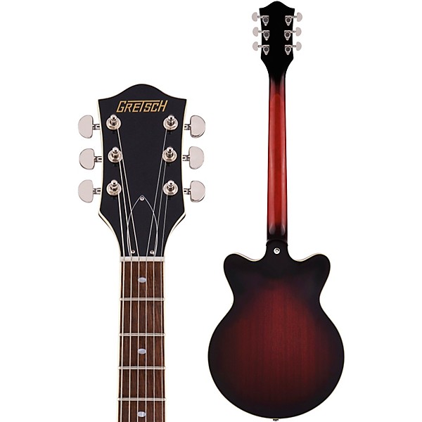 Gretsch Guitars G2655-P90 Streamliner Center Block Jr. Double-Cut P90 Electric Guitar With V-Stoptail Claret Burst