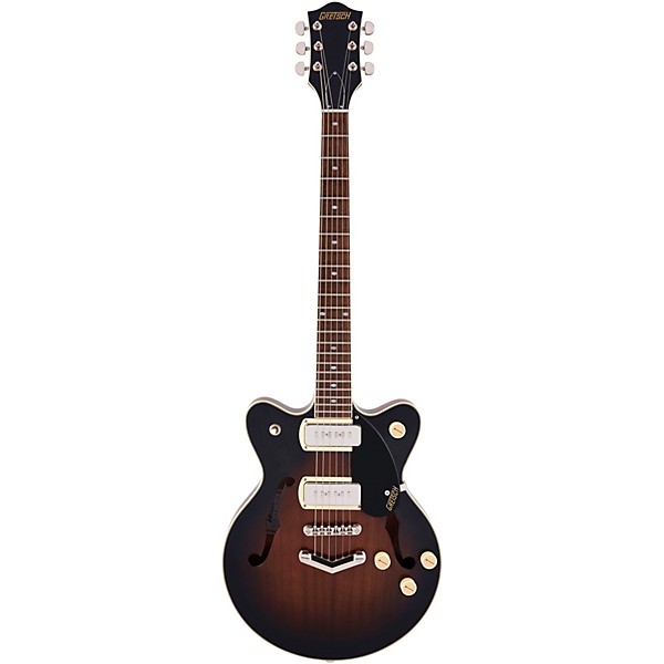 Gretsch Guitars G2655-P90 Streamliner Center Block Jr. Double-Cut P90 Electric Guitar With V-Stoptail Brownstone