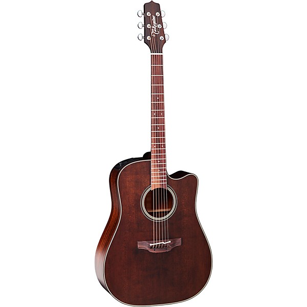 Takamine P1DC Acoustic-Electric Guitar, Satin Molasses Satin
