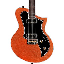 Kauer Guitars Korona HT Pine Electric Guitar Orange Metal Flake