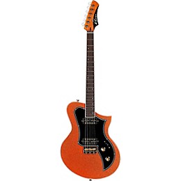 Kauer Guitars Korona HT Pine Electric Guitar Orange Metal Flake