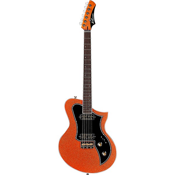 Kauer Guitars Korona HT Pine Electric Guitar Orange Metal Flake