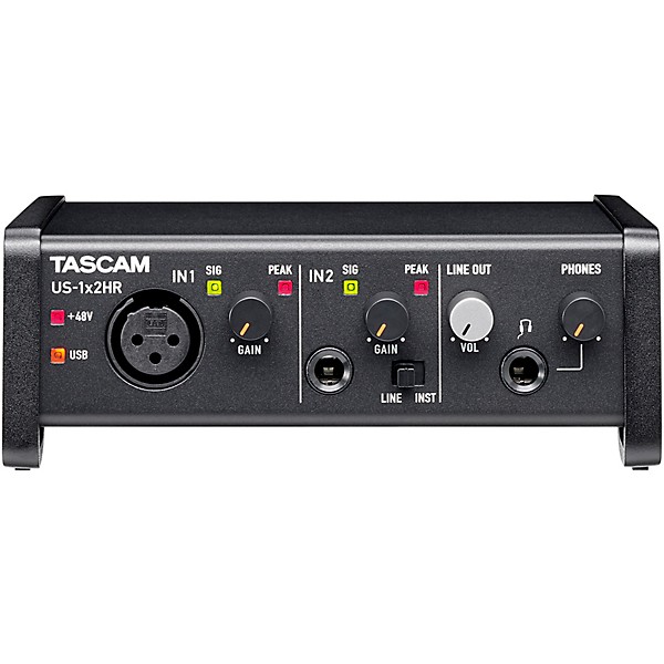 Open Box TASCAM US-1X2HR 2-Channel USB Audio Interface Level 1