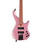 Ibanez EHB1000S 4-String Ergonomic Headless 30" Short Scale Bass Guitar Pink Gold Metallic Matte thumbnail