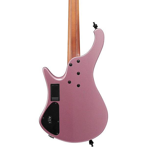 Ibanez EHB1000S 4-String Ergonomic Headless 30" Short Scale Bass Guitar Pink Gold Metallic Matte