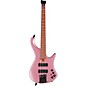 Ibanez EHB1000S 4-String Ergonomic Headless 30" Short Scale Bass Guitar Pink Gold Metallic Matte