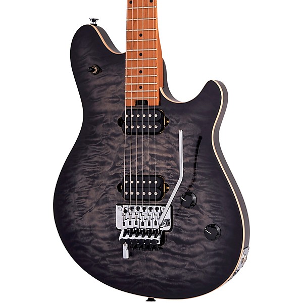 EVH Wolfgang Special QM Electric Guitar Charcoal Burst